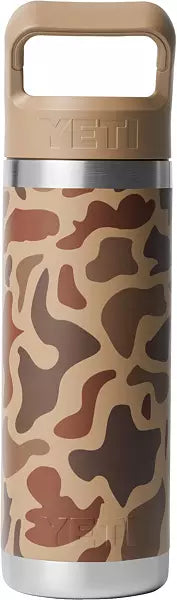 YETI 18 oz. Rambler Bottle with Color-Matched Straw Cap