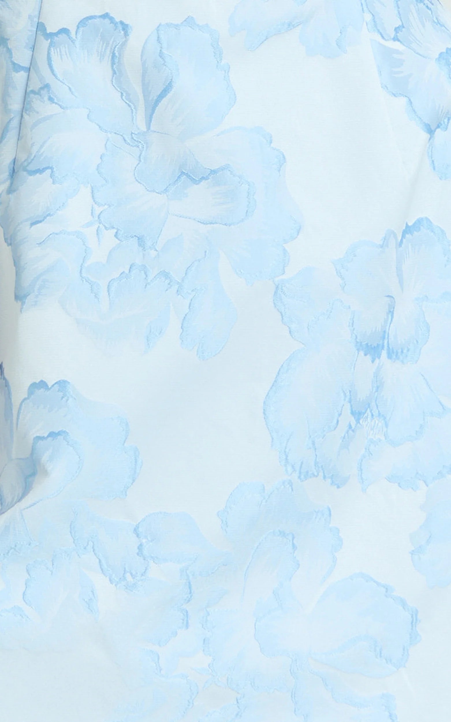 Gabbie Mini Dress Jacquard Halter Fit And Flare Dress in Blue