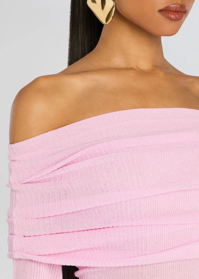 Galli Rib Knit Mini Dress