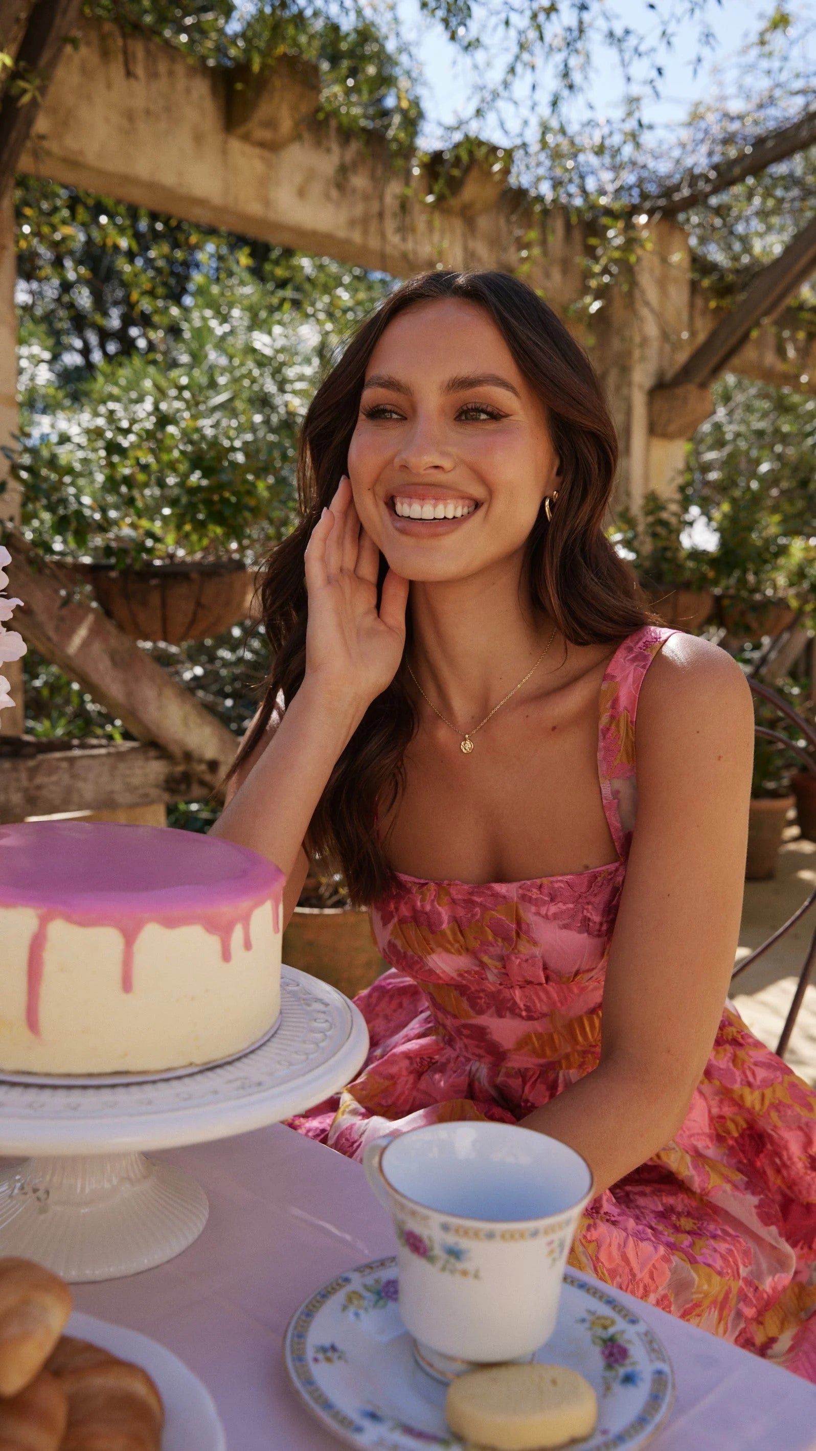 Malika Mini Dress - Pink