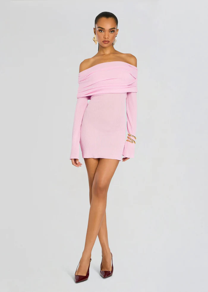 Galli Rib Knit Mini Dress