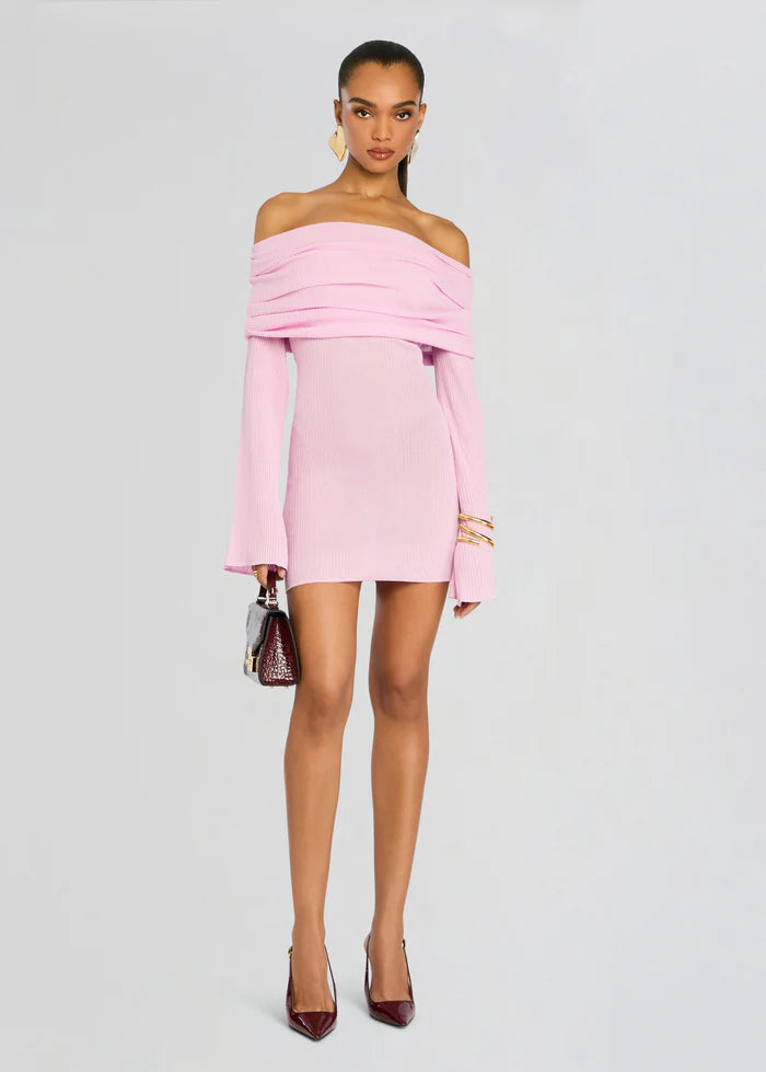 Galli Rib Knit Mini Dress