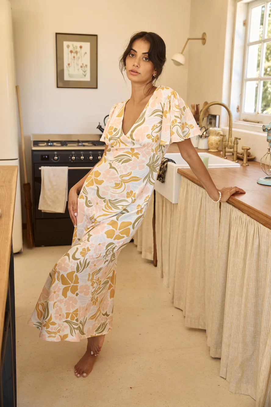 Lights On Midi Dress Multi