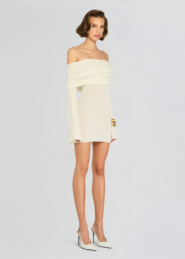 Galli Rib Knit Mini Dress