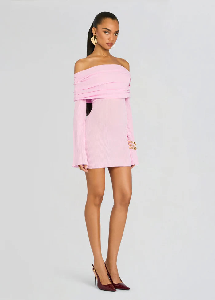 Galli Rib Knit Mini Dress