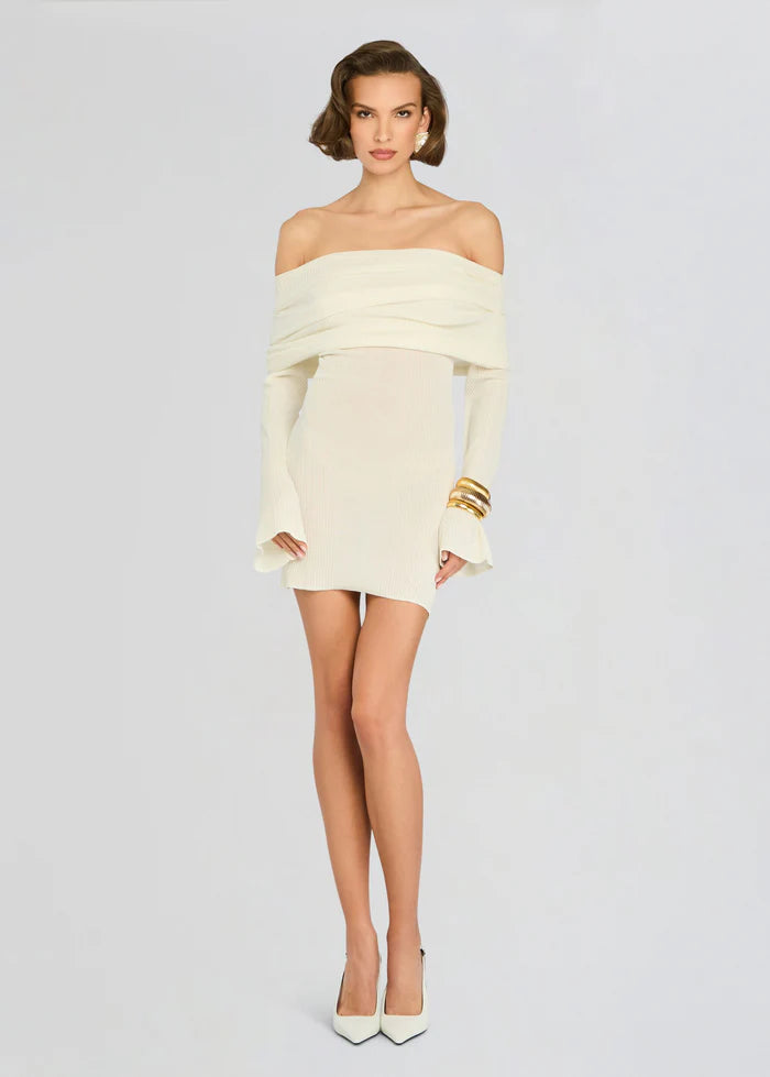 Galli Rib Knit Mini Dress