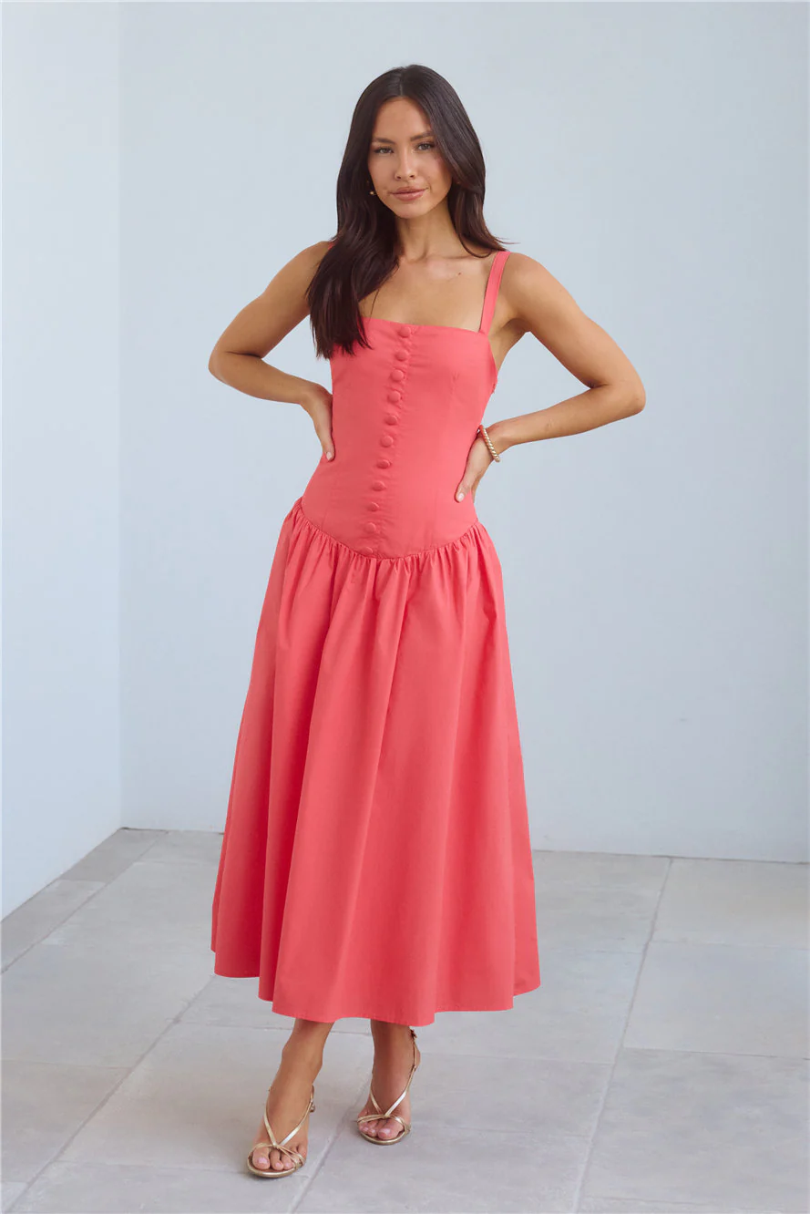 Sunset Seduction Maxi Dress Watermelon