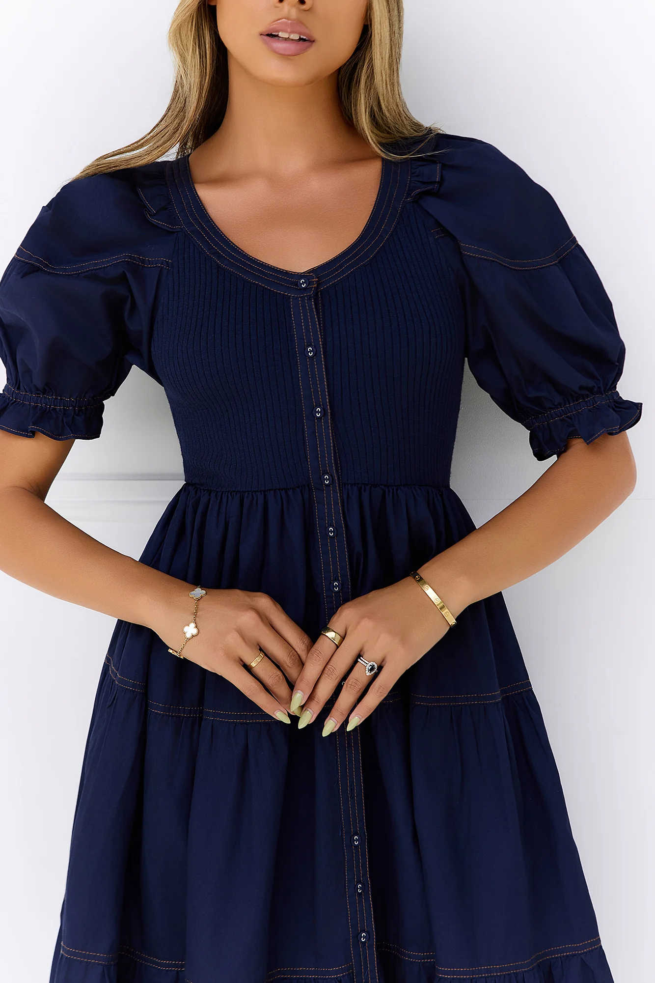 The Simple Days Midi Dress Navy