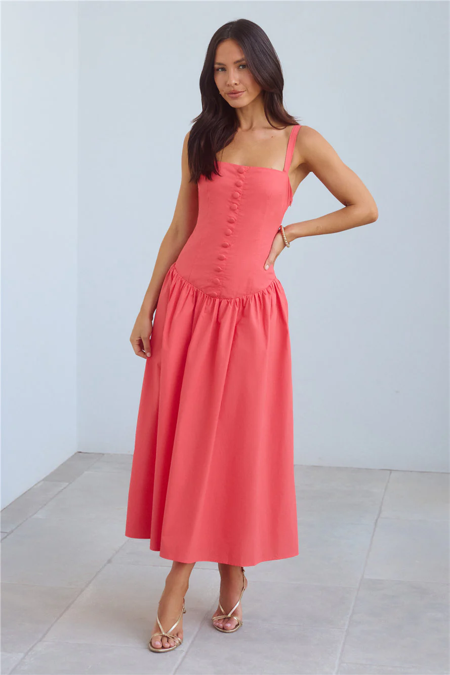 Sunset Seduction Maxi Dress Watermelon