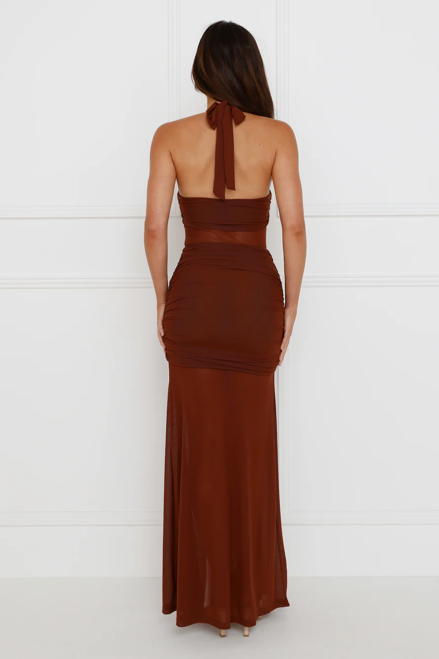 Tallula Maxi Dress Espresso