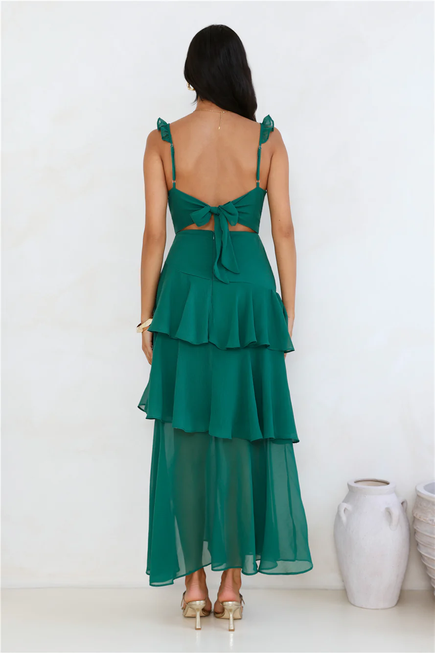 Trailblazing Maxi Dress Green