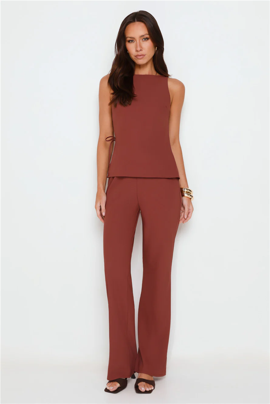 Tailor Theory Top Brown