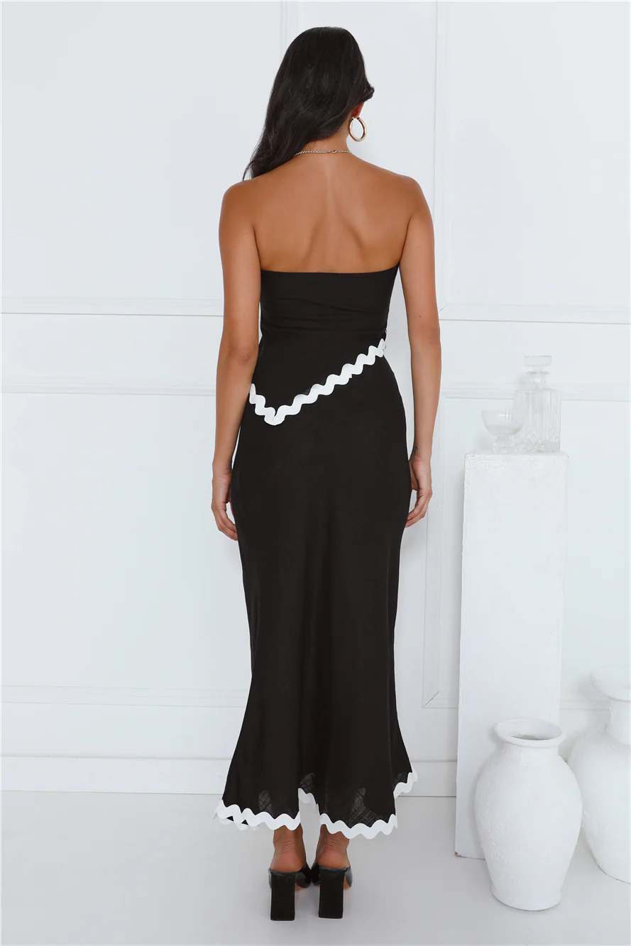 Touch Of Sass Maxi Skirt Black