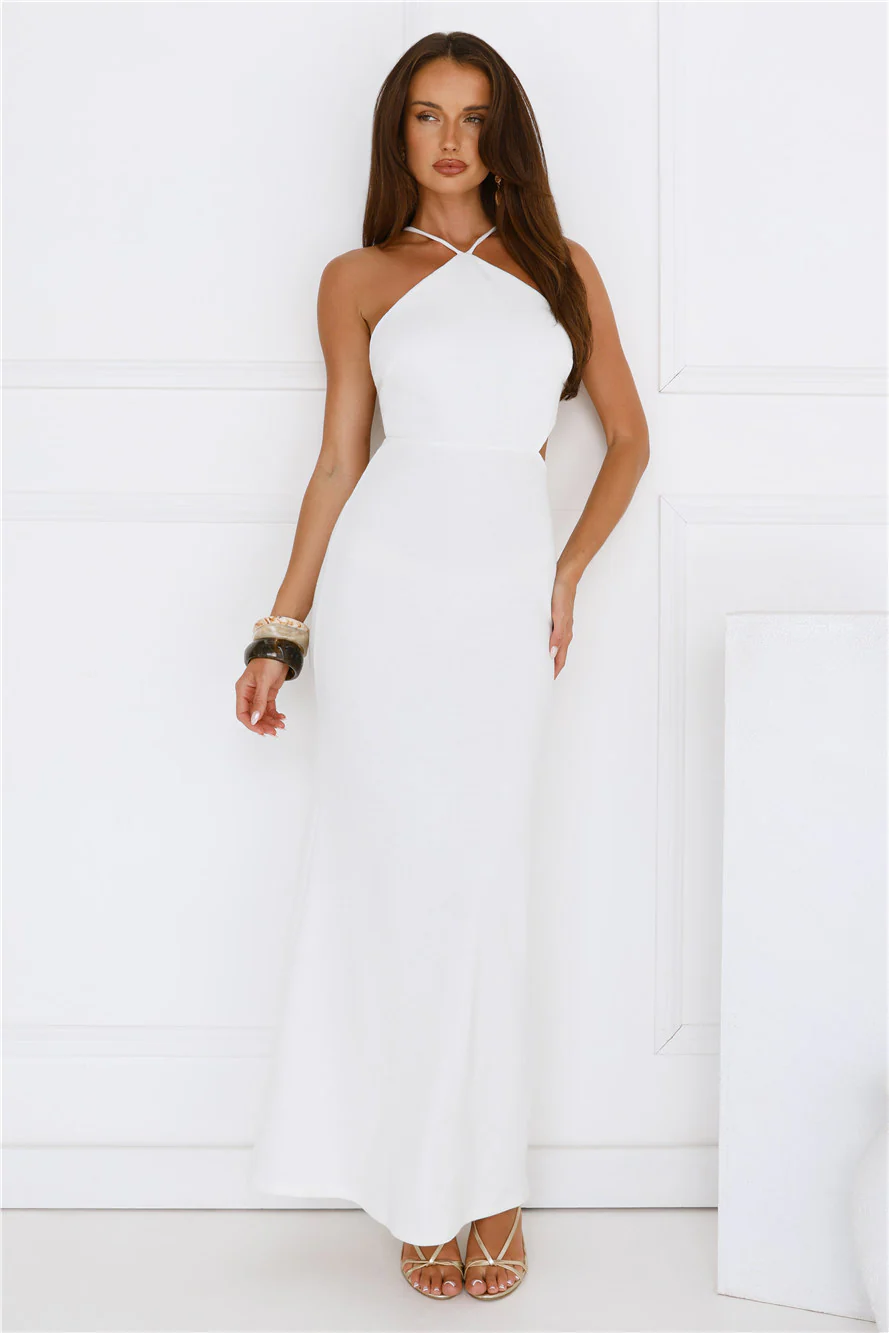 Tropiluxe Maxi Dress Cream