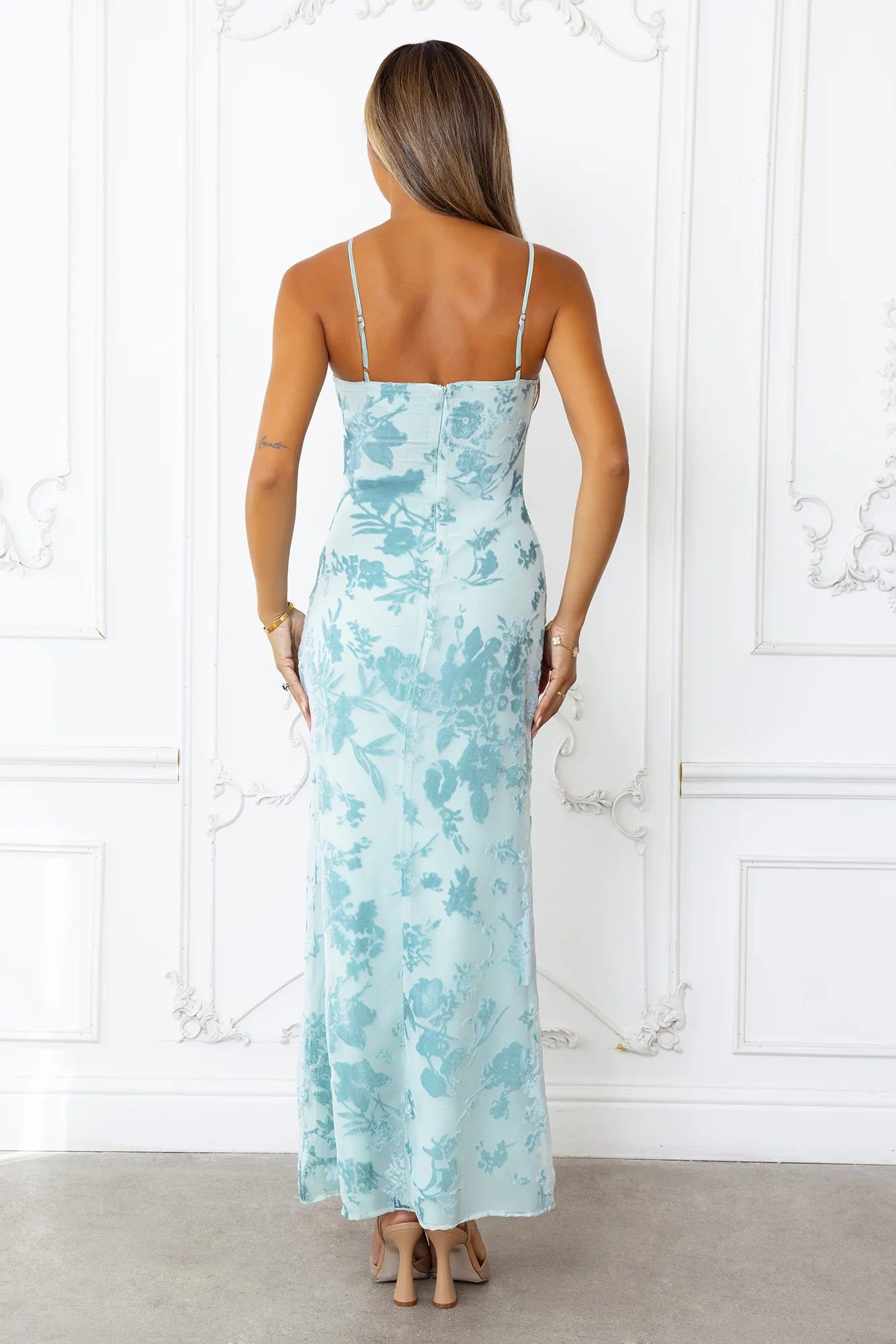 Turquoise Breeze Maxi Dress Sage