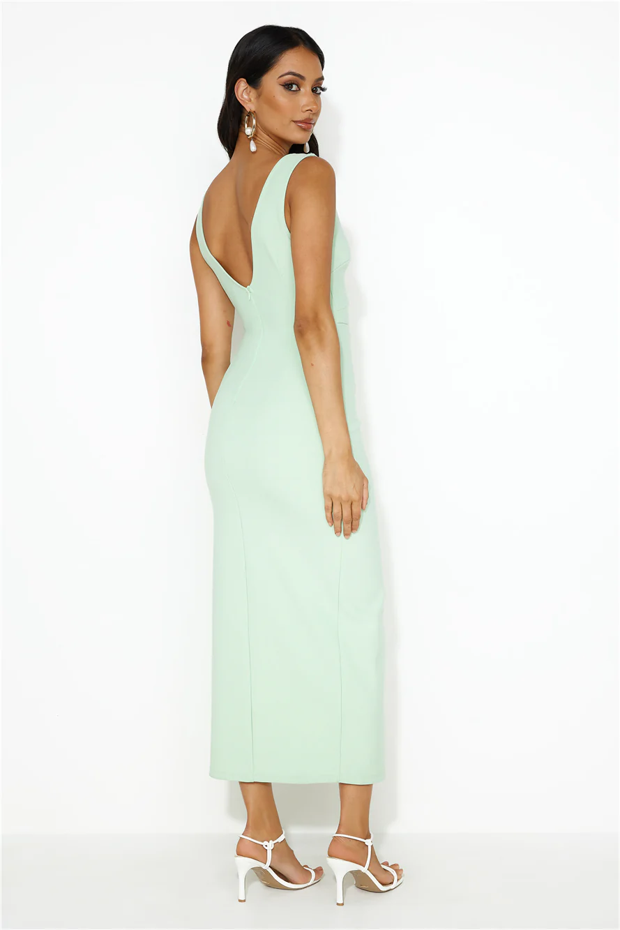 Talk The Walk Maxi Dress Sage