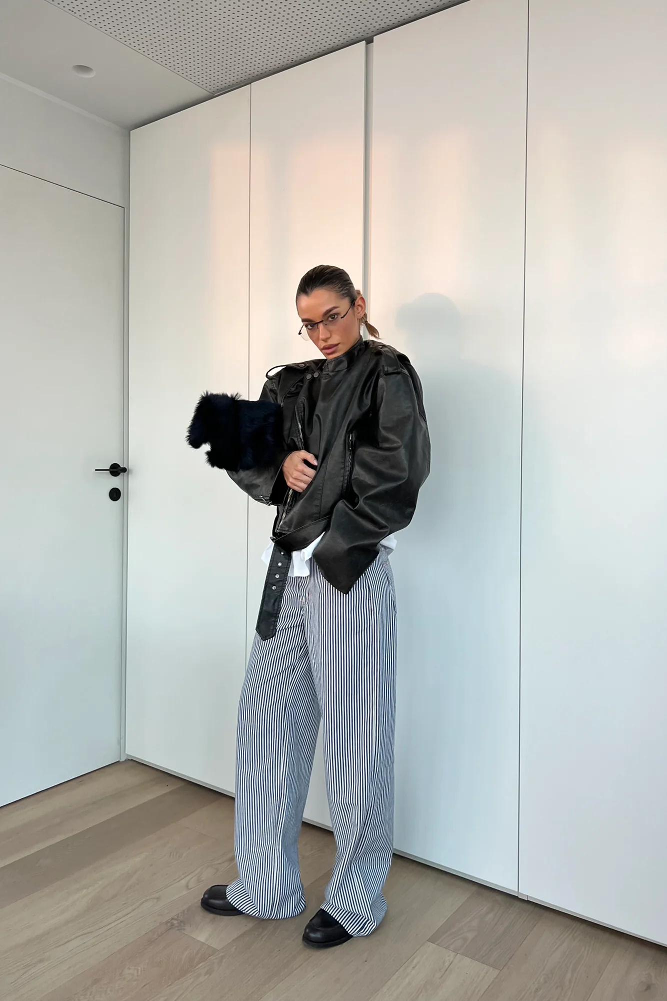 Top Model Jean Navy Stripe