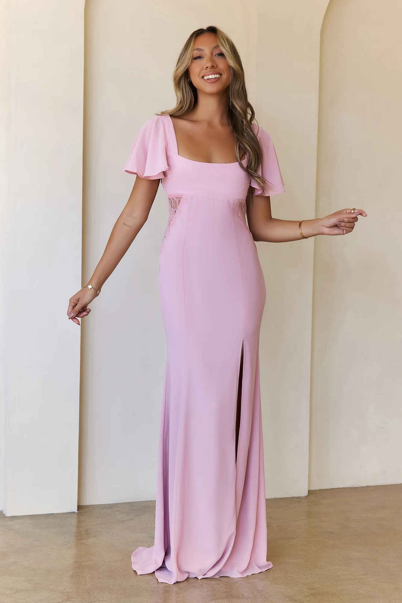 Sweeter Dreaming Maxi Dress Pink