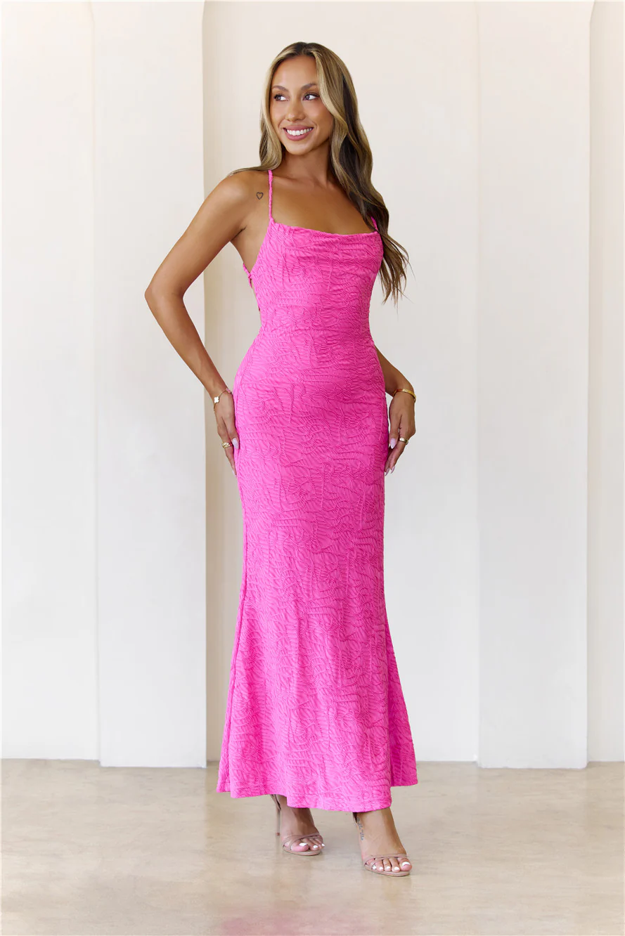 Serene Aurora Maxi Dress Pink