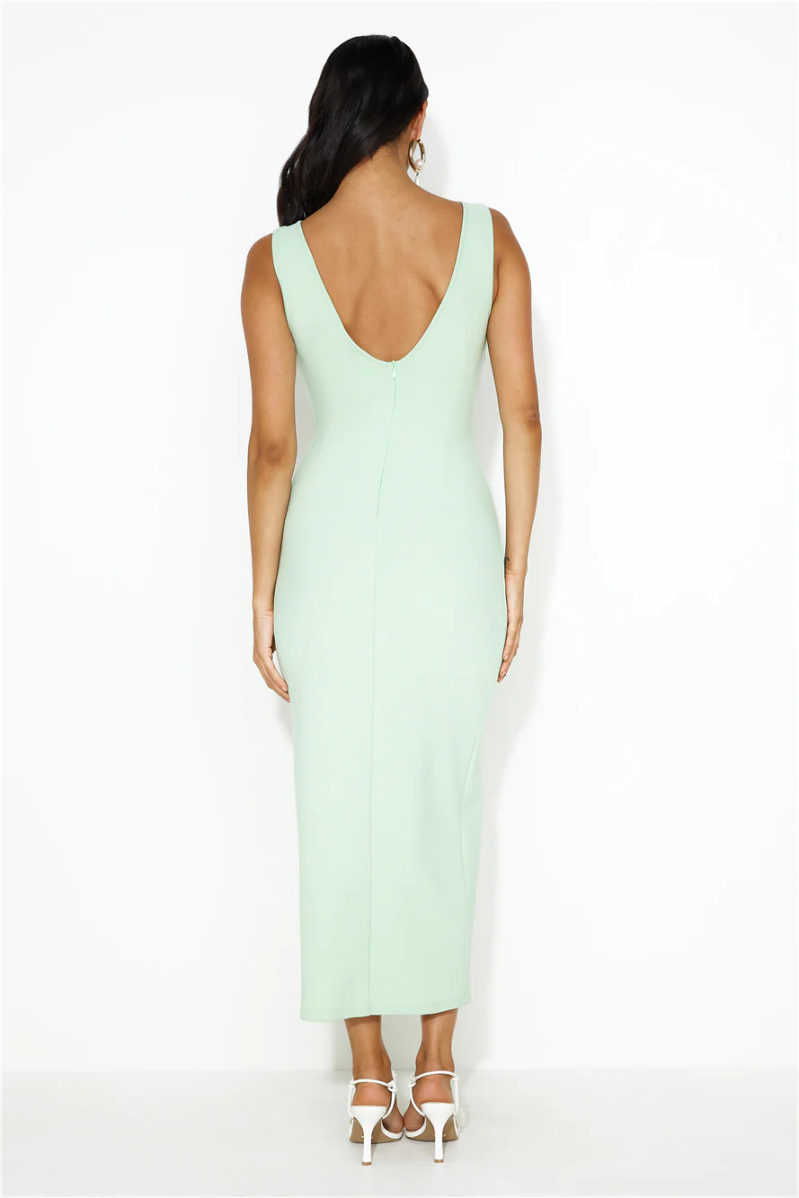 Talk The Walk Maxi Dress Sage