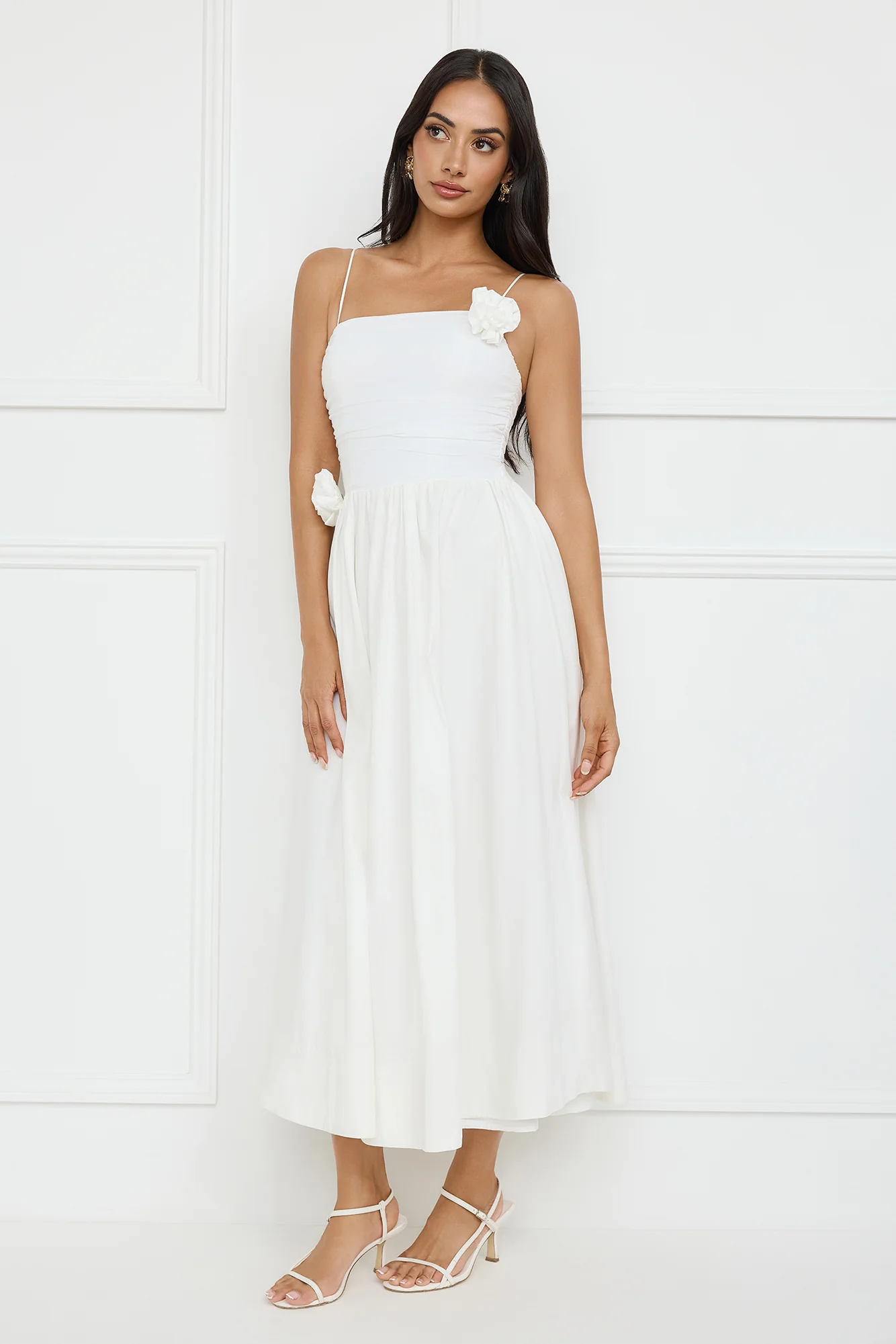 Trendsetter's Way Maxi Dress White