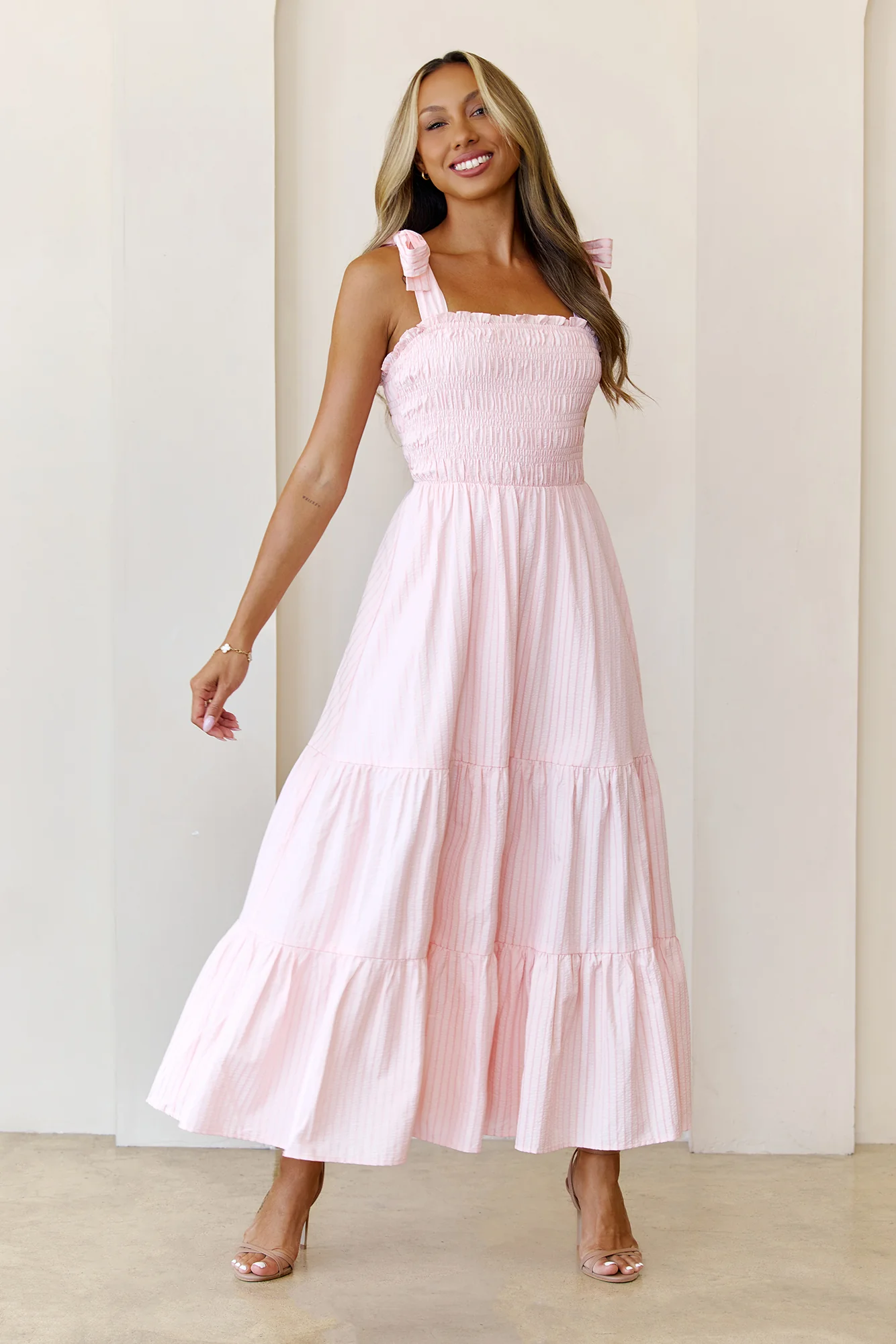 Summer Daydream Maxi Dress Pink