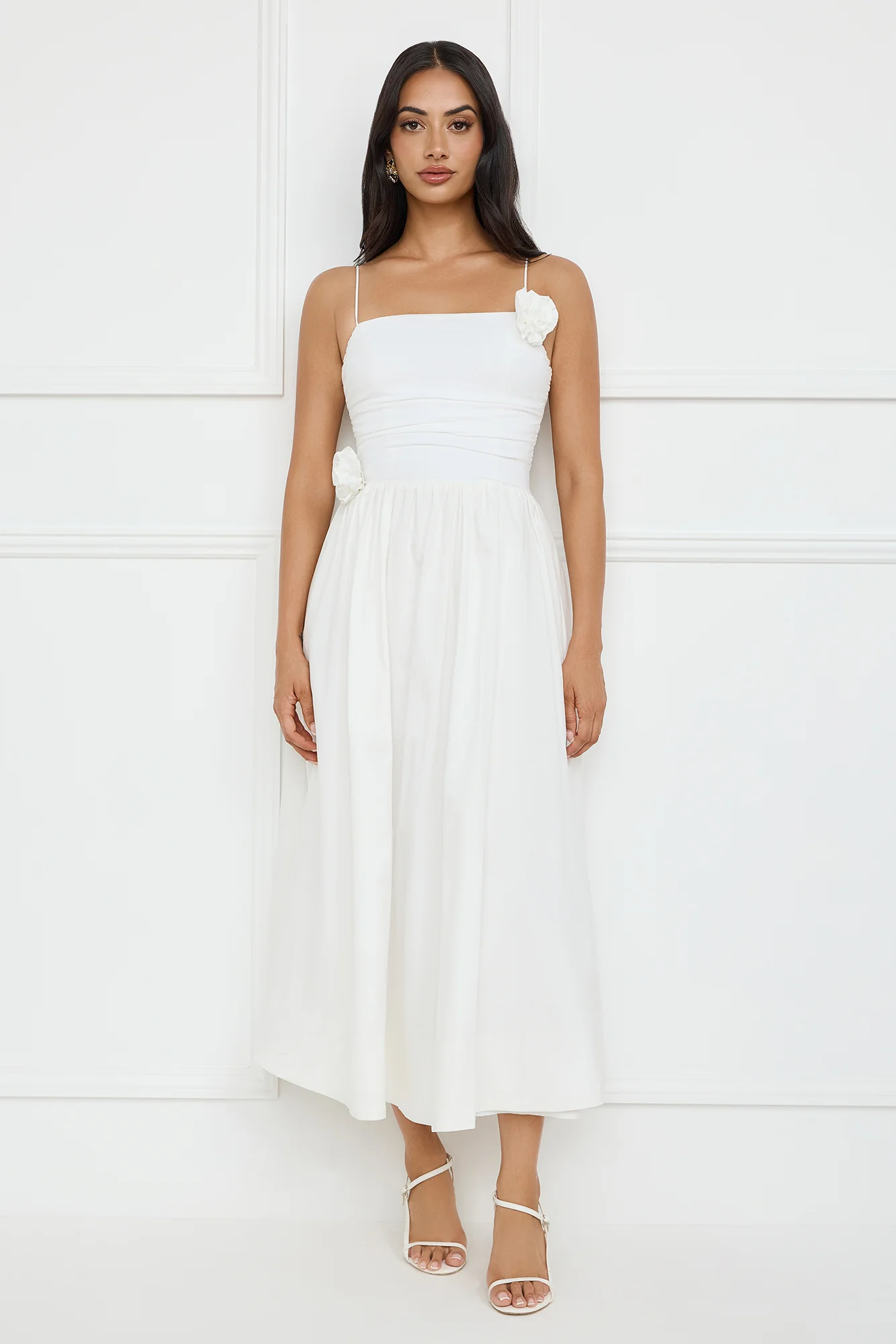 Trendsetter's Way Maxi Dress White