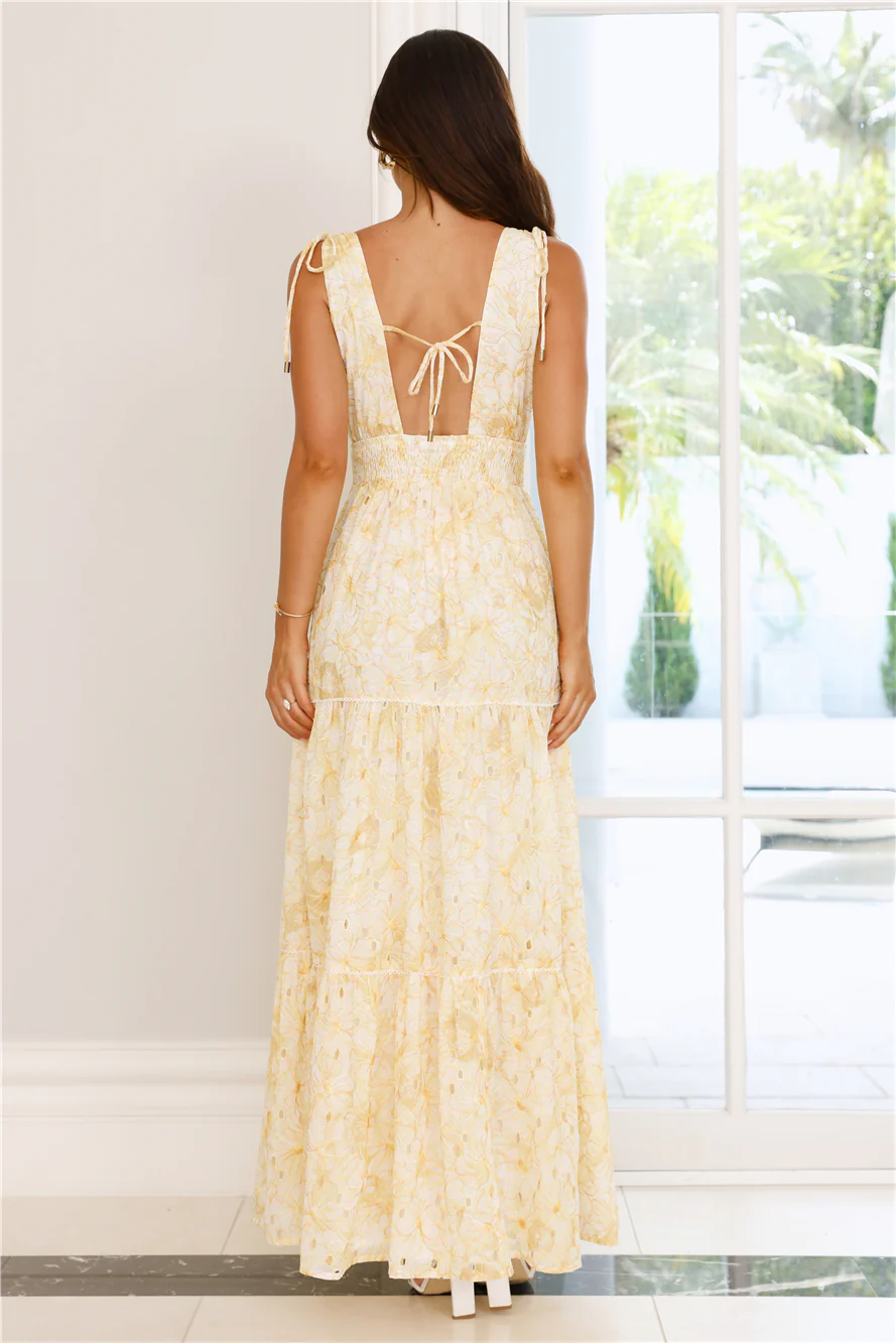 Sunshine Coast Maxi Dress Yellow