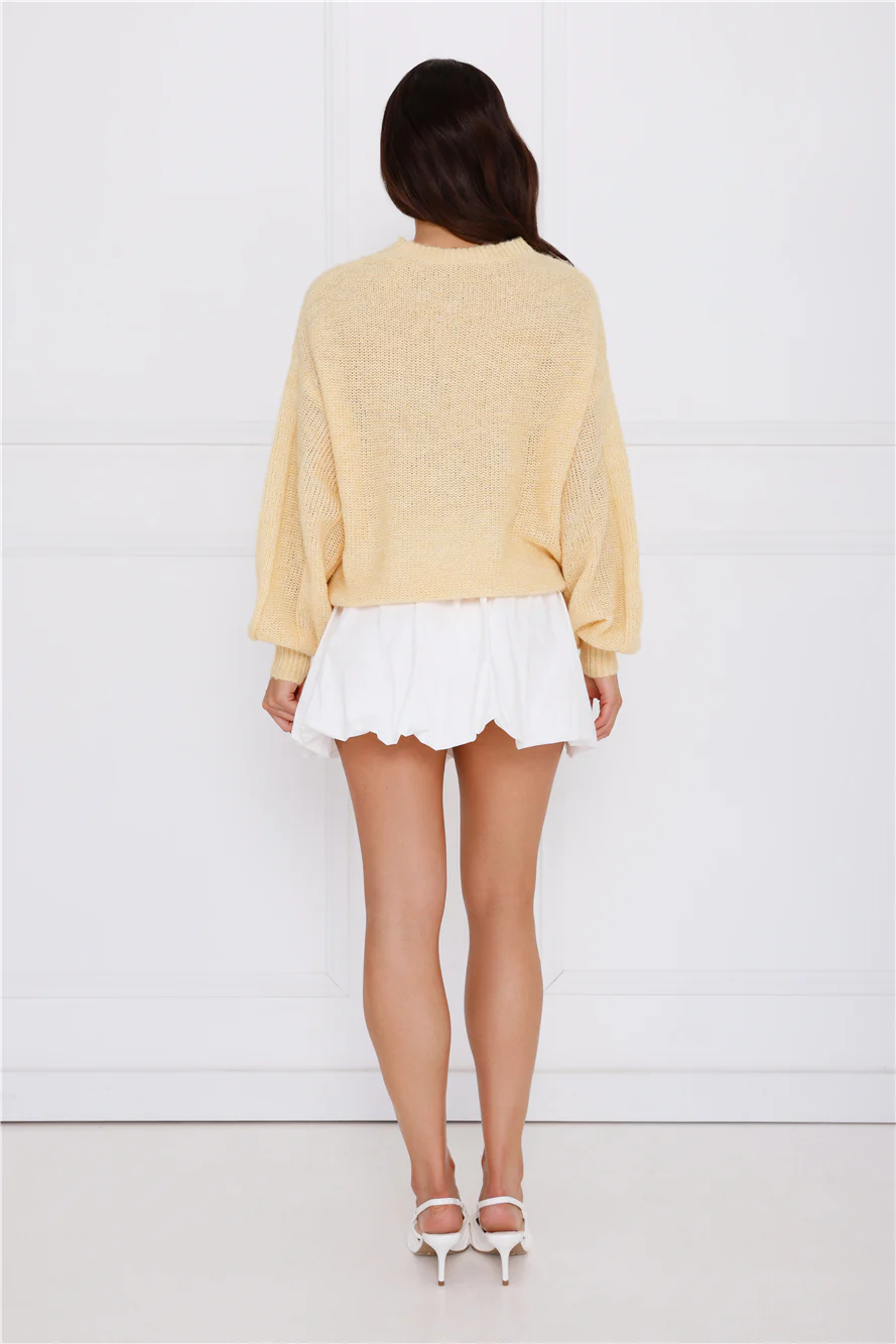 Sweater Weather Knit Yellow