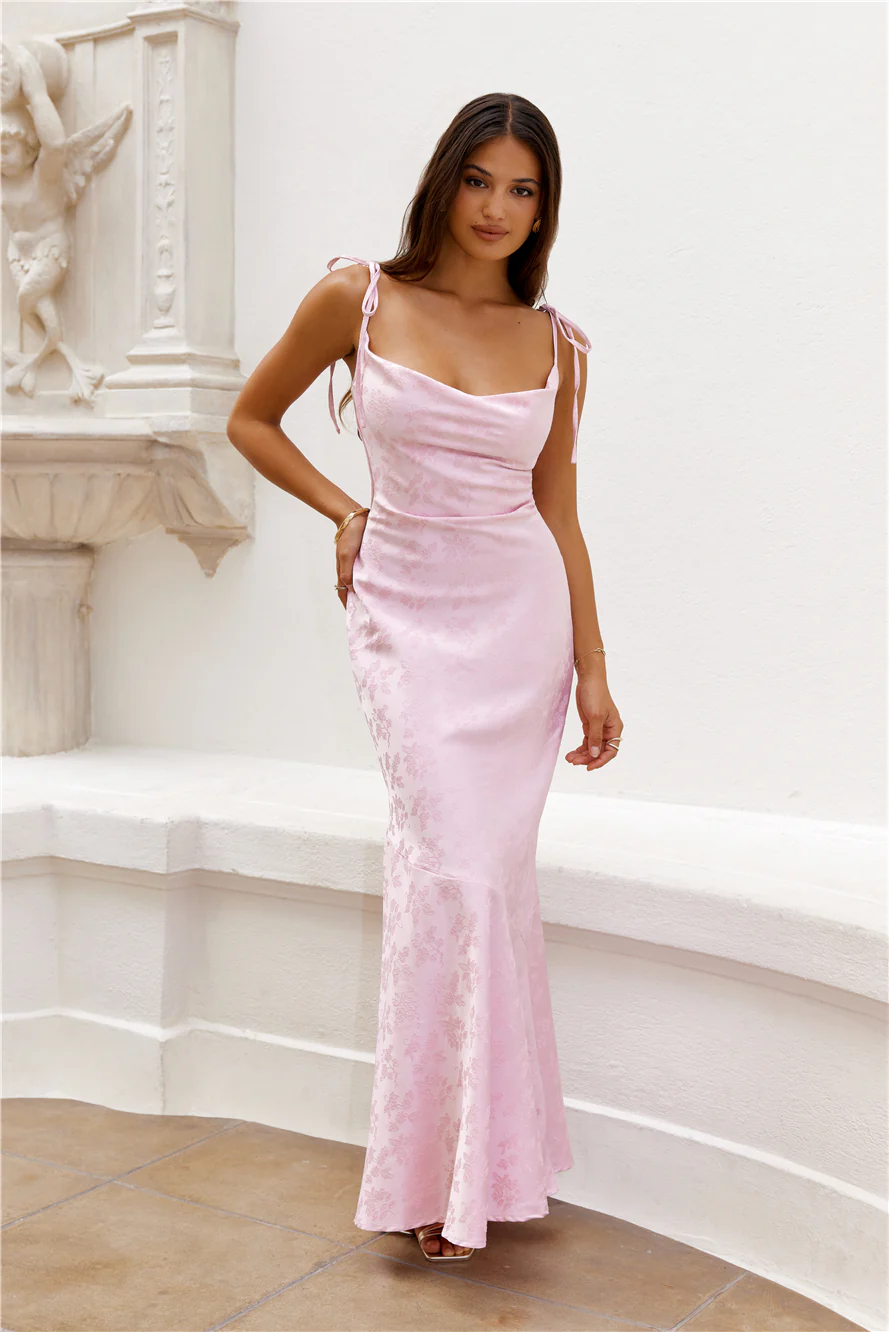 Sophisticated City Maxi Dress Pink