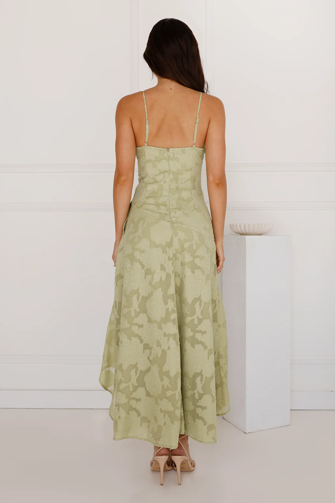 Touch Of Magic Midi Dress Green