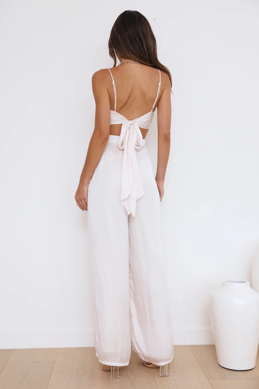 Sweeter Feelings Crop Top Cream