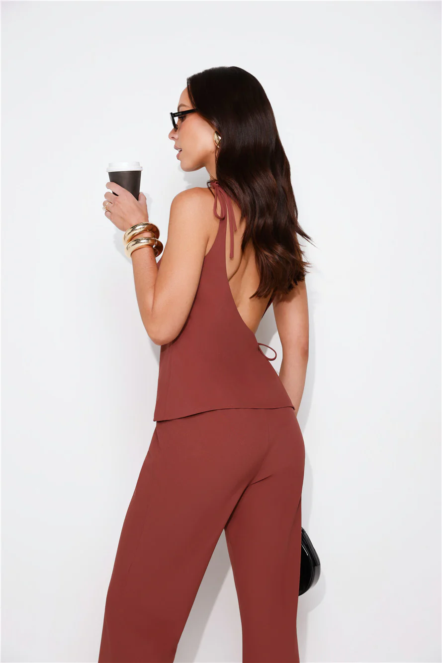 Tailor Theory Top Brown