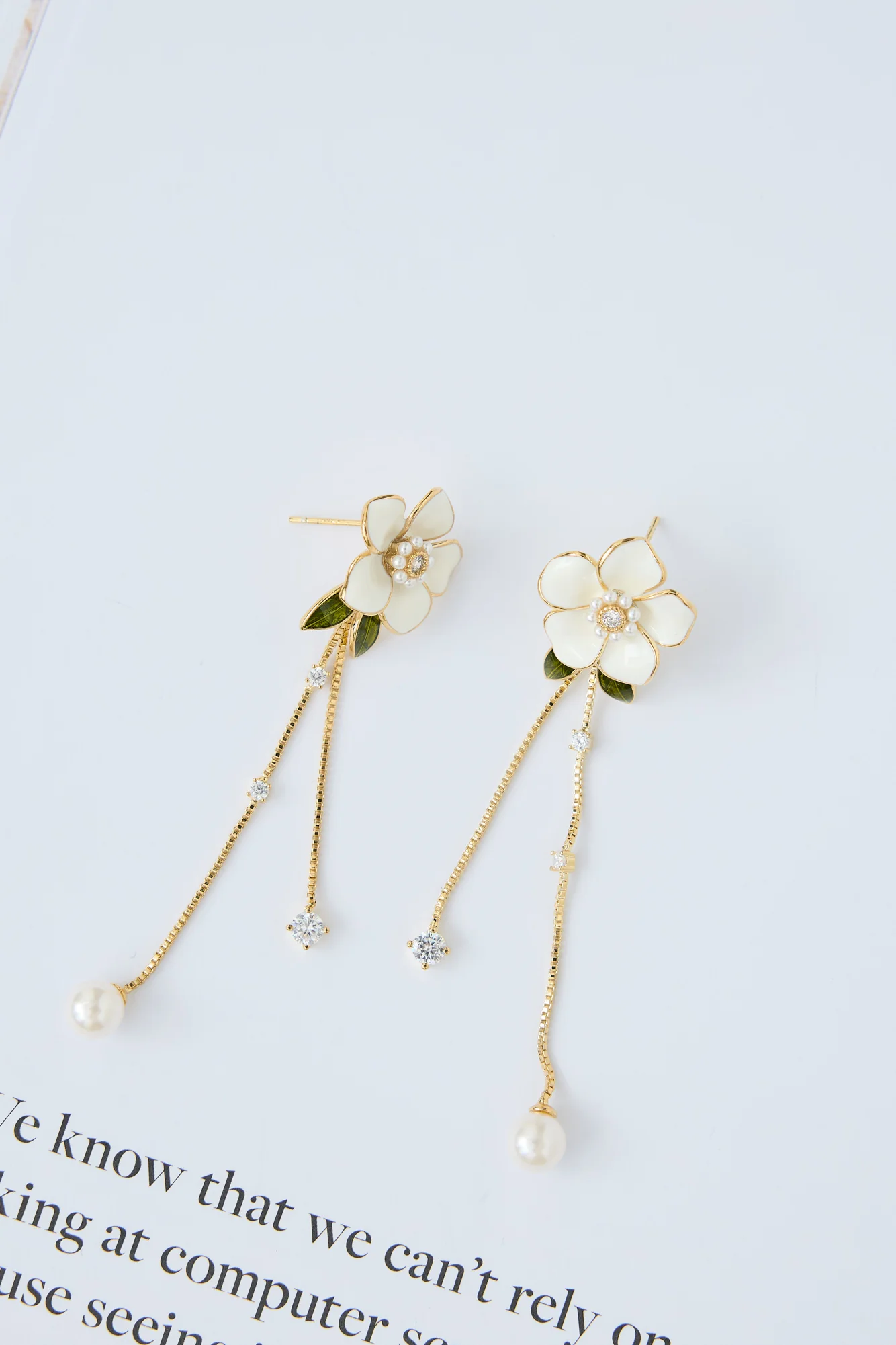 Tropical Island Earrings Gold