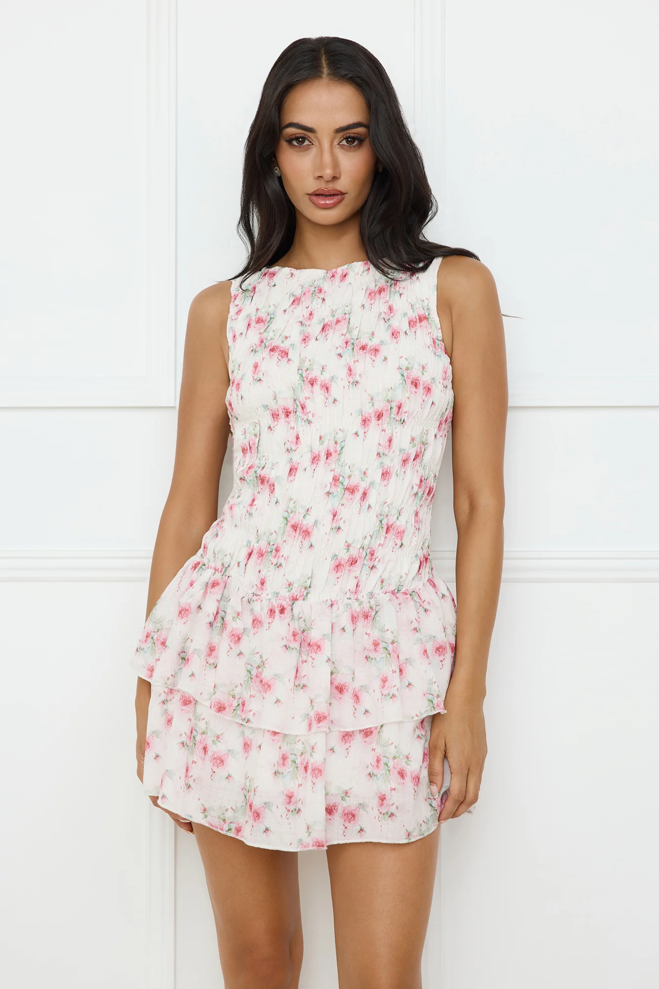 Sunset Sway Mini Dress Pink