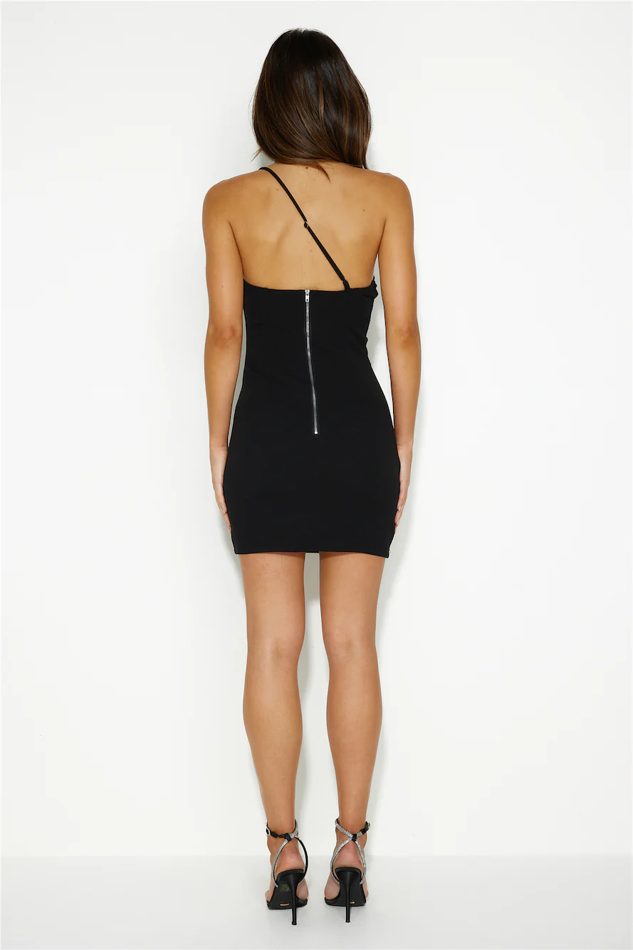 Too Loud Mini Dress Black