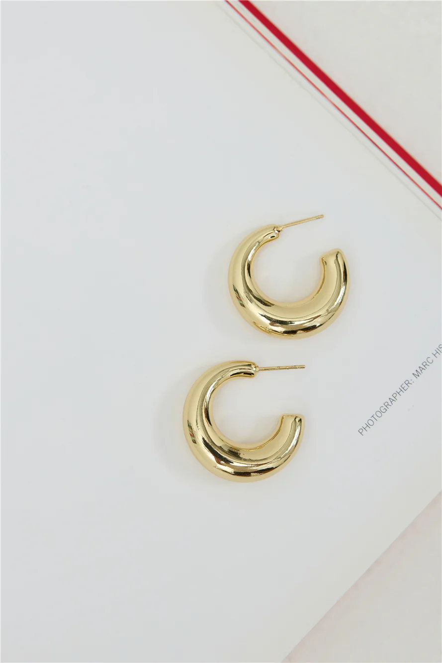Thalassa Hoop Earrings Gold