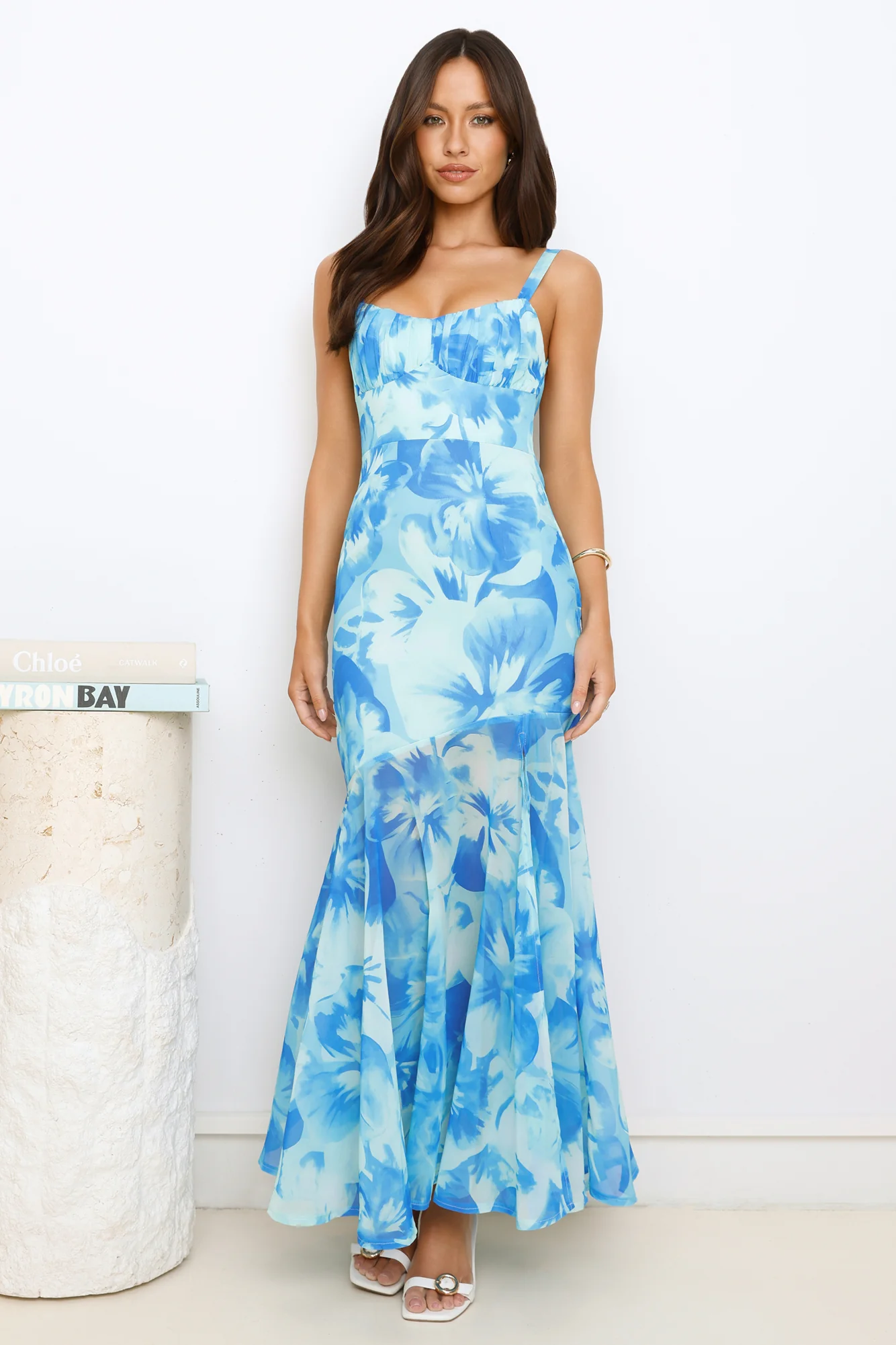 Stars Before Sunrise Maxi Dress Blue