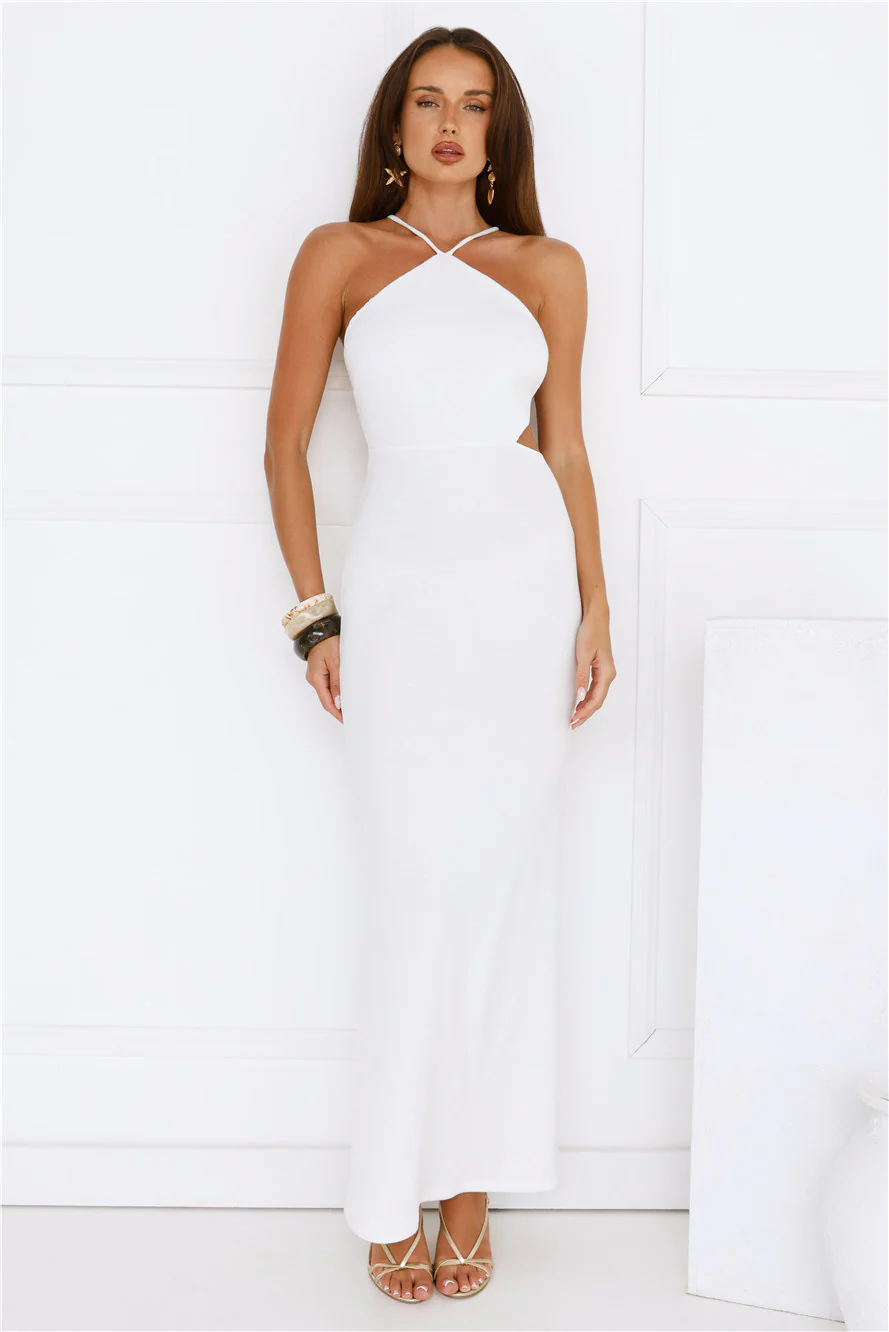 Tropiluxe Maxi Dress Cream