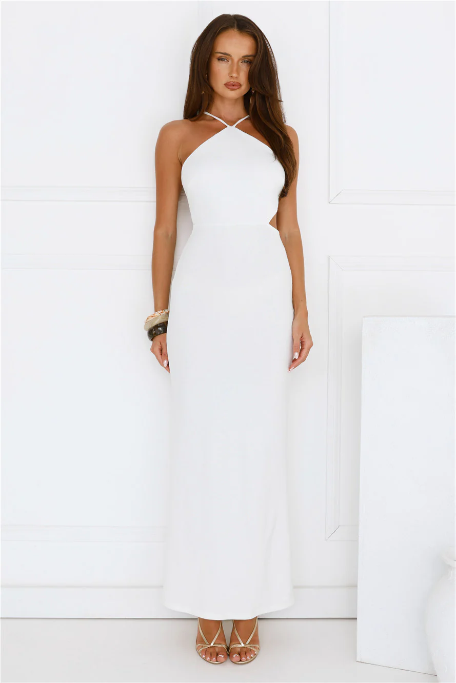 Tropiluxe Maxi Dress Cream