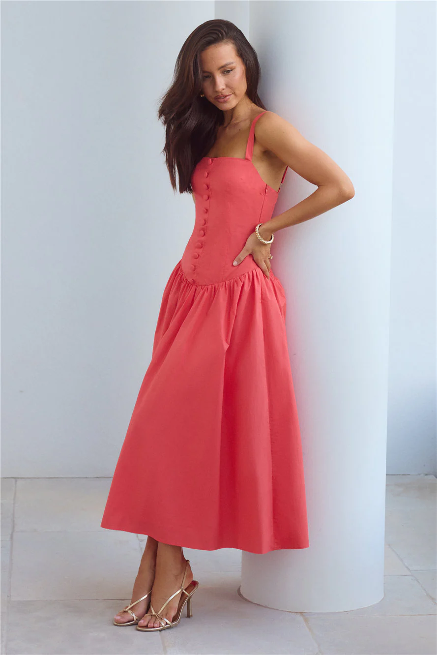 Sunset Seduction Maxi Dress Watermelon
