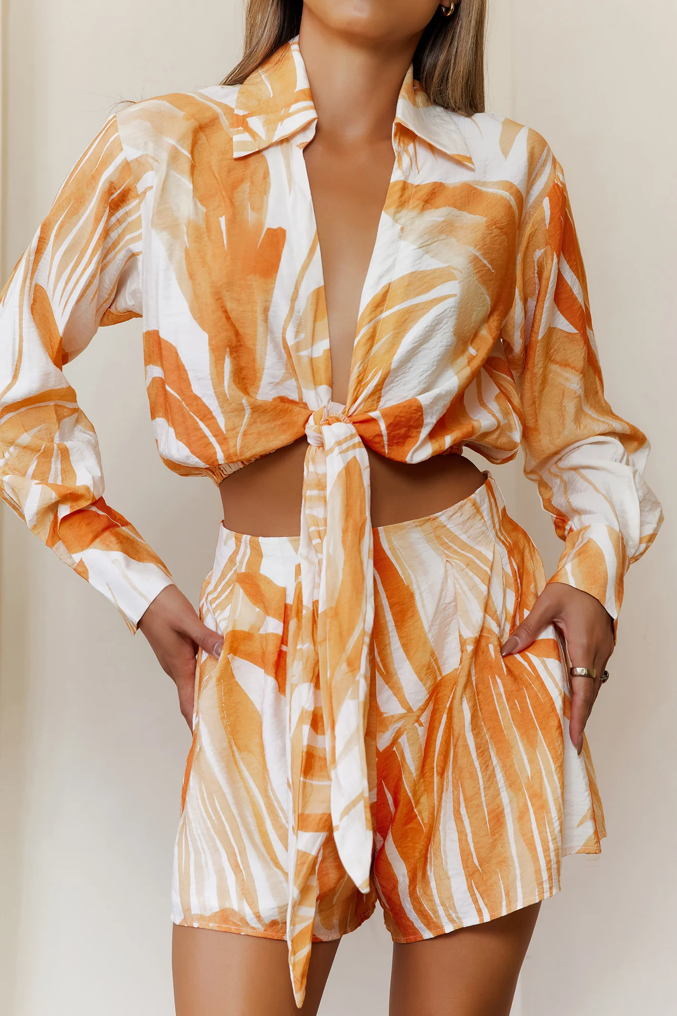 Swaying Petals Set Ivory Citrus