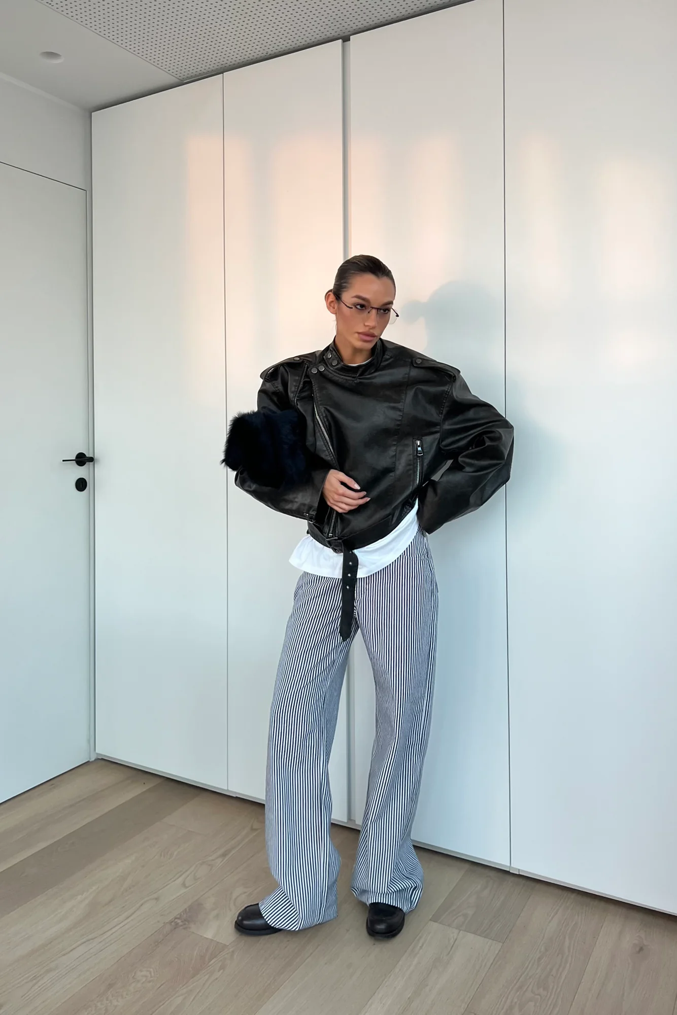 Top Model Jean Navy Stripe