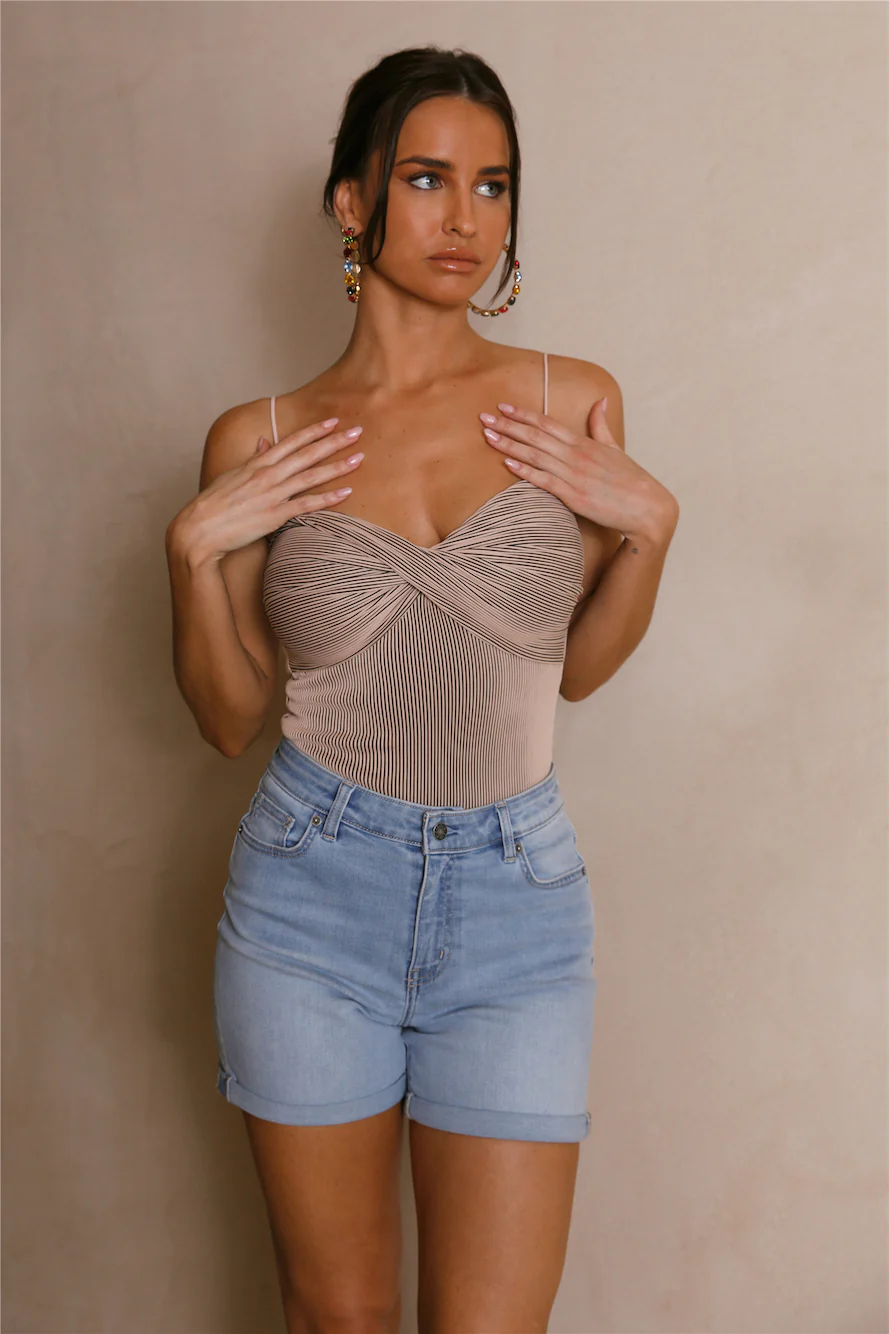 Sweetest Summer Breeze Bodysuit Sand