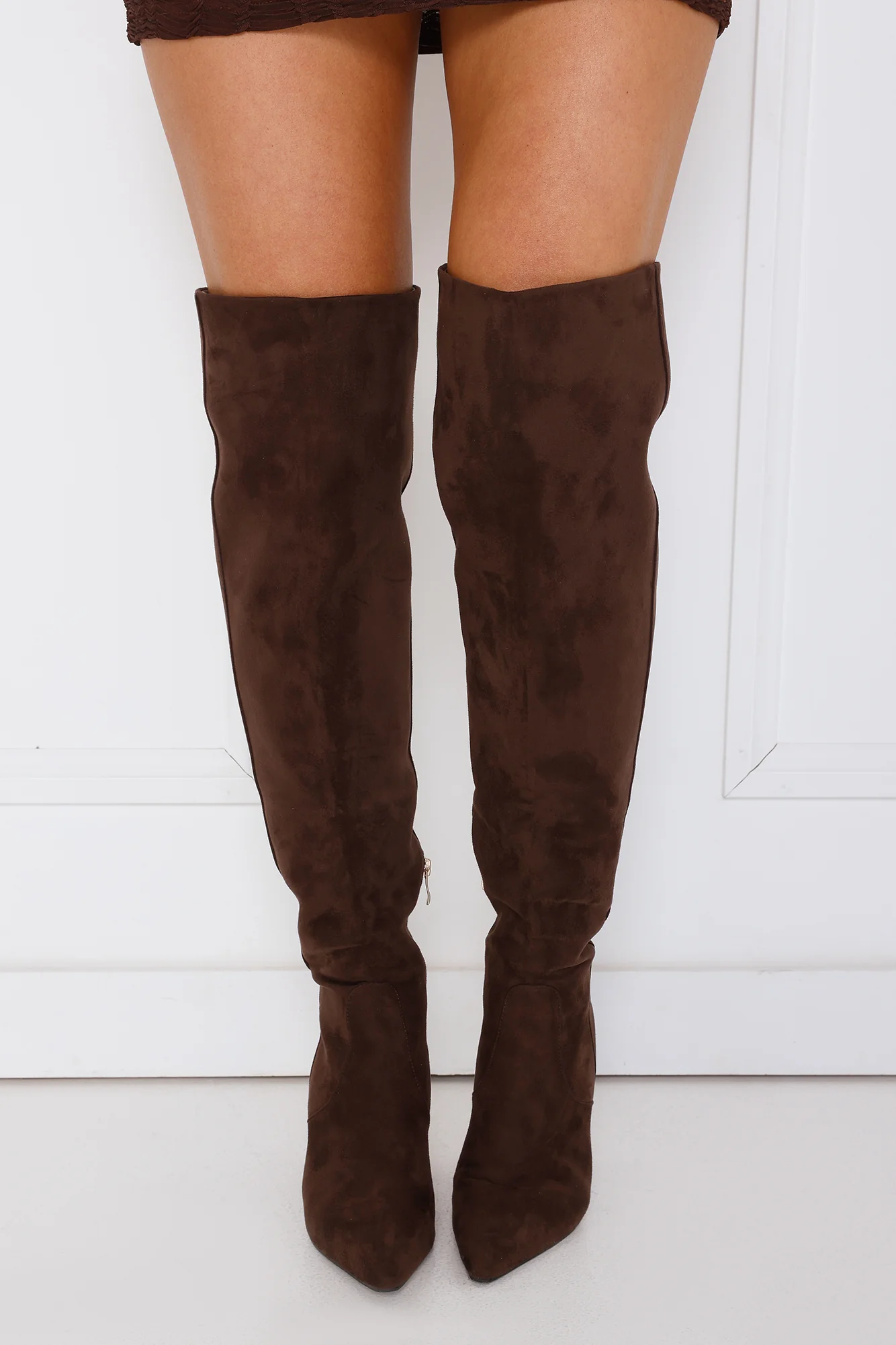 Theia Boot Dark Cacao Suede