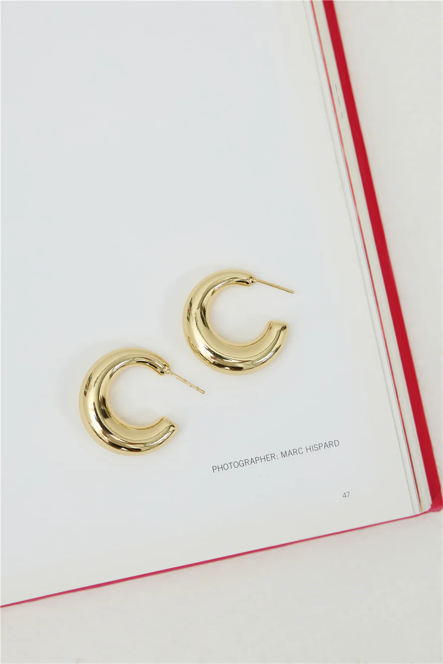 Thalassa Hoop Earrings Gold