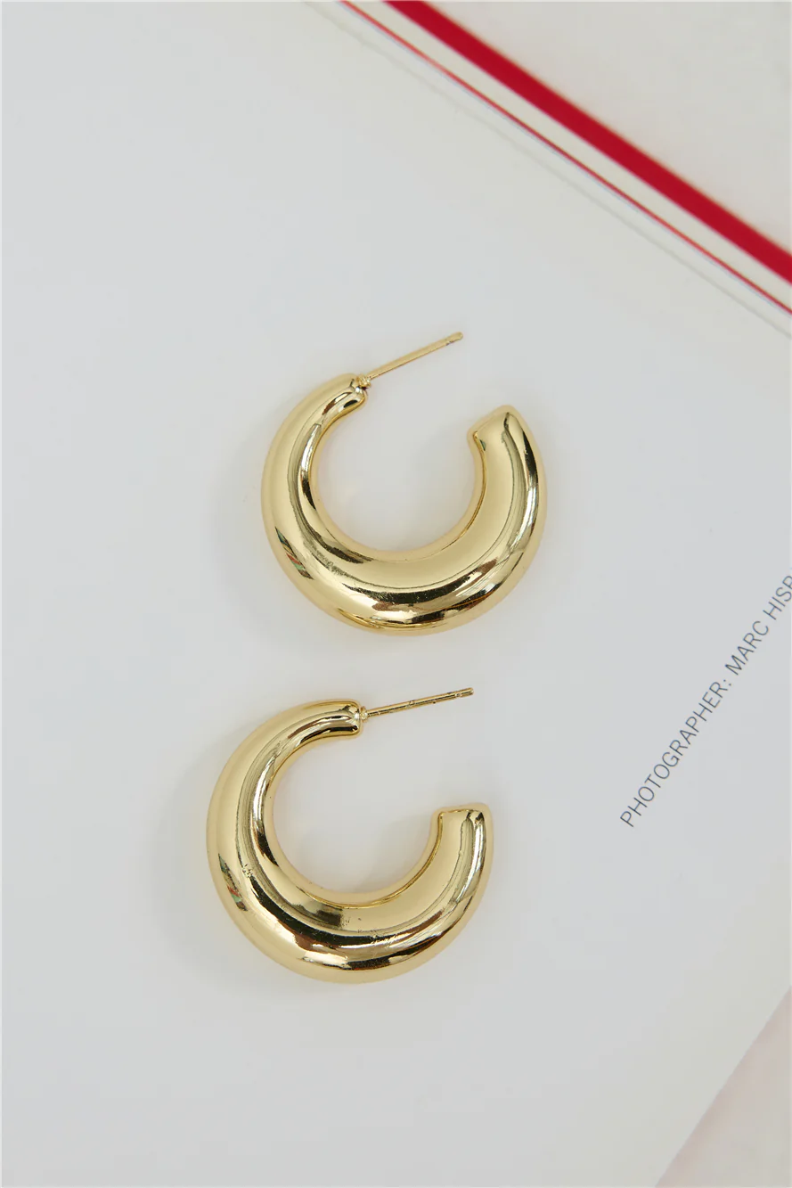 Thalassa Hoop Earrings Gold