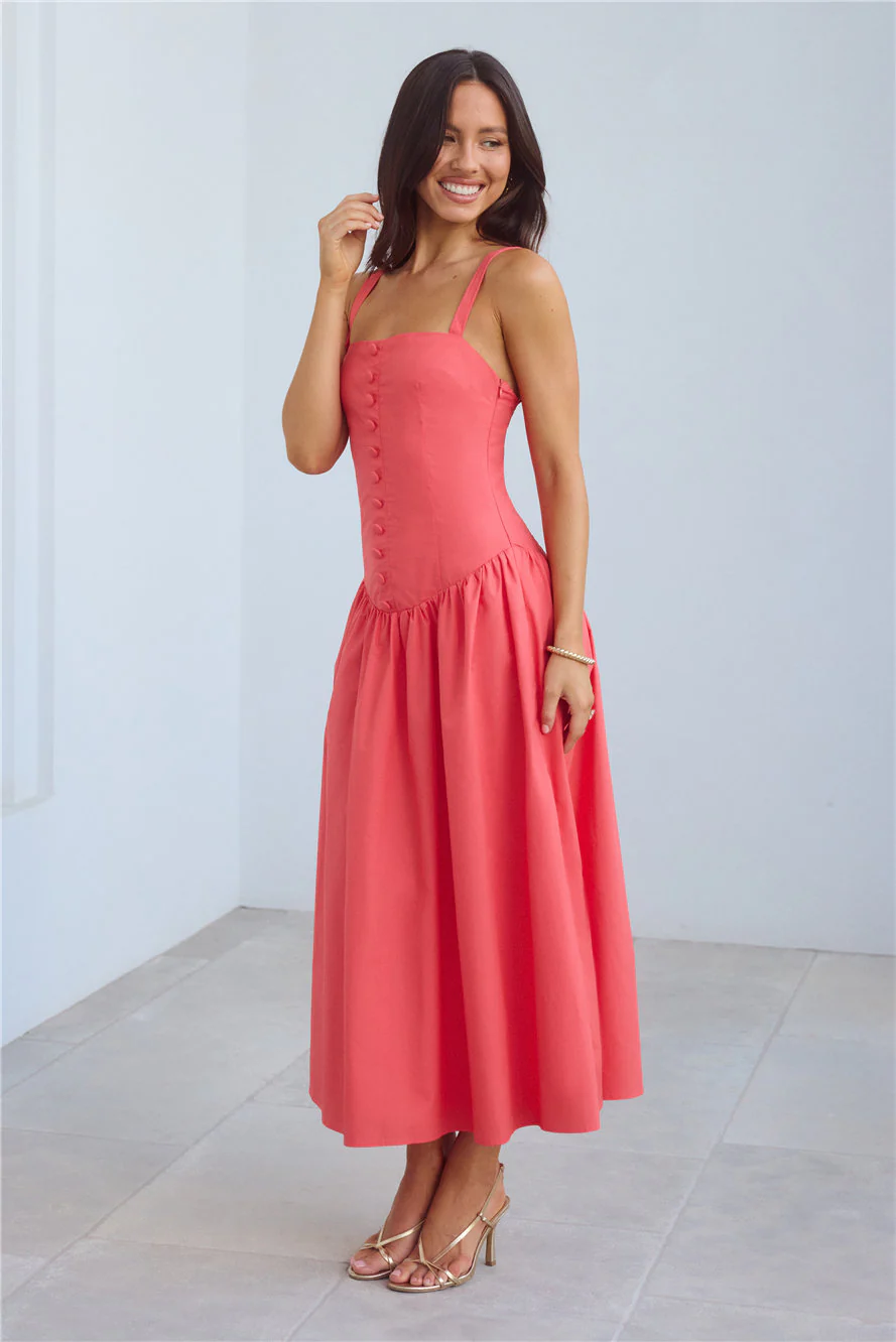 Sunset Seduction Maxi Dress Watermelon