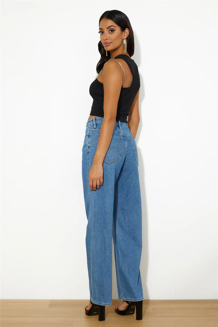 Touch Of Gold Crop Top Black