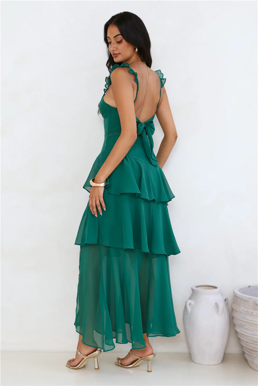 Trailblazing Maxi Dress Green